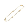 thumbnail image 2 of Pulsera Corazones y Espejos Oro Solido 10k, 2 of 5