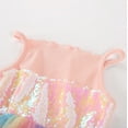 thumbnail image 2 of LEEy-world Robes Filles Robe Tutu Bébé Filles Robe Tutu Coton Tout-Petit Robe Tutu Bébé Robes Tulle Fille Sans Manches Robe Princesse, Rose, 2 of 5