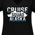 thumbnail image 4 of Inktastic Alaska Cruise Squad Vacation Trip Women's Plus Size V-Neck T-Shirt, 4 of 5