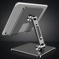 thumbnail image 2 of Tab Tablet Stand Multi Angle Adjustment Folding Stable Aluminum Alloy Tablets Holder for Home Office Travelling, 2 of 8