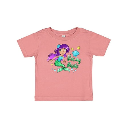

Inktastic Vacay Mode- mermaid with green tail Gift Baby Girl T-Shirt