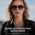 thumbnail image 5 of Fozono Classic Retro Aviator Sunglasses for Men and Women, UV Protection, 5 of 5