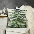 thumbnail image 2 of SHANXI Christmas Trees Throw Pillow Covers , Winter Holiday Cushion Case Decoration for Sofa Couch 24x24in, 2 of 5