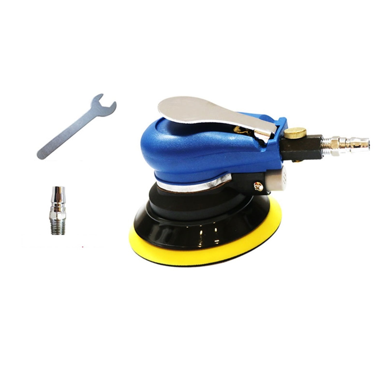 5" Non-Dust-Absorbing Matte Surface Circular Pneumatic Sandpaper Random Orbital Air Sander Polished Grinding Machine ,Low Vibration