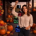 thumbnail image 5 of Halloween Solar Wind Chime Lights, Hanging Ghost Pumpkin Skull Decorative Lantern, Outdoor Garden Yard Porch Holiday Display, Haunted House Fall Festival Seasonal Decorative Lighting, 5 of 7