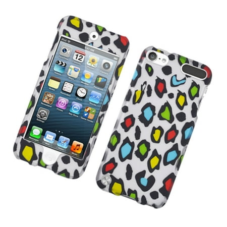 27 Ipod Color Matched - Insten Leopard Hard Rubberized Case For Apple iPod Touch 5th Gen - Multi-Color