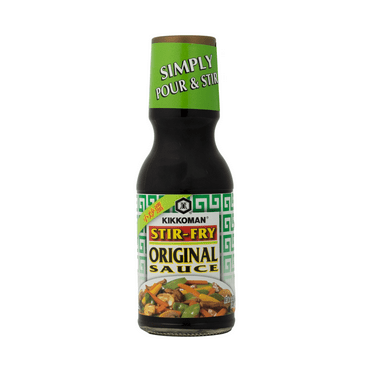 Kikkoman Stir-Fry Original Sauce, 12.1 oz (342g), Low Carbohydrates, Shelf Stable, Glass Bottle, New