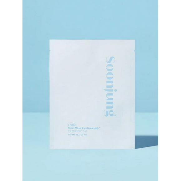 Etude House Soonjung Sheet Mask_Panthensoside 25ml, Calm & Heal: Soothing Hydration Mask