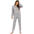 thumbnail image 4 of Women Pajama Set Long Sleeve Star Print Lounge with Pockets, 4 of 5