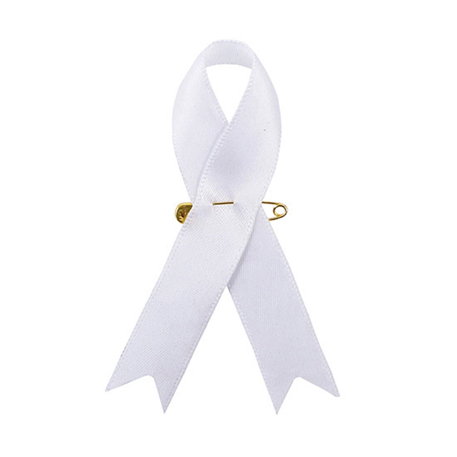 Pack of 200 Ribbon Brooches Fabric Ribbons Accessory with Safety Pins Silk Ribbons Lapel Pins Accessory for Men Women