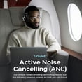 thumbnail image 3 of TREBLAB Z2 Active Noise Cancelling Workout Headphones - Signature-HD Sound, Deep Bass, 35H Battery, Comfortable, Foldable Over Ear Bluetooth Headphones Wireless. for Gym, Sport, Travel. Mic for Calls, 3 of 5