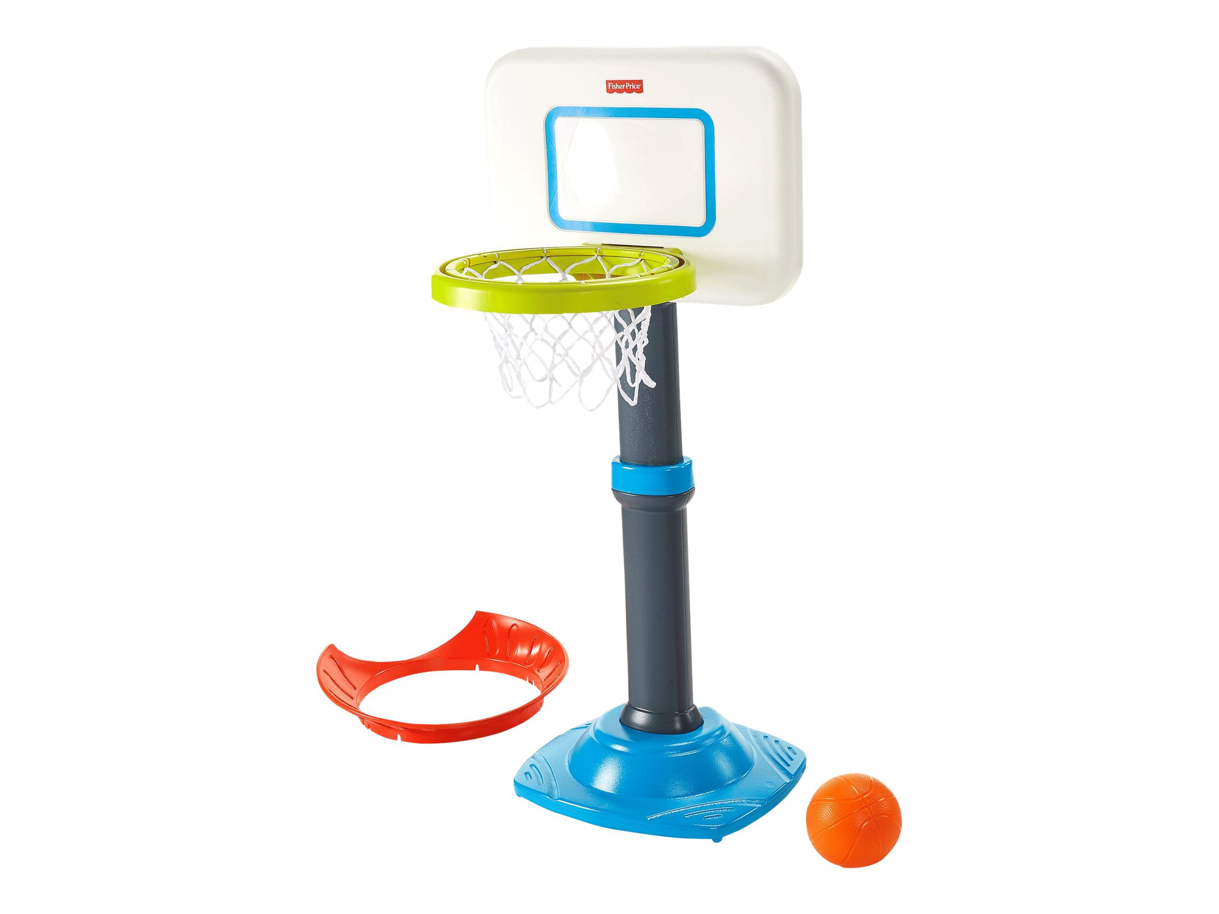 Gelovige Helder op Zo snel als een flits Fisher-Price Grow-to-Pro Junior Basketball - Walmart.com