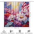 thumbnail image 2 of Independence Day Of The United States Flag 4 Piece Shower Curtain Sets, with Non-Slip Rugs, Toilet Lid Cover And Bath Mat, for Bathroom Decor Set, 2 of 8