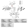 thumbnail image 2 of Reservdel Biologiskt Filter Cbf-350 Komplett Set Med Filtersvampar Filterskum, 2 of 5