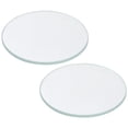 thumbnail image 1 of Unique Bargains 1.65x0.08' Dia Flashlight Glass Lens, 2 Pcs Polished Edge Glass Lens, Transparent, 1 of 5