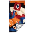 thumbnail image 1 of Toalla de playa de microfibra, toallas de viaje sin arena, toalla ligera de 180 x 100 cm, de secado rápido, súper absorbente, para acampar, piscina, gimnasio, yoga, regalo esencial para la playa para, 1 of 5