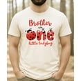 thumbnail image 6 of Brother of the One Little Ladybug Shirt for Men Girls 1st Birthday Matching Family Party Tee Natural Shirt Adult Small, 6 of 8