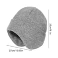 thumbnail image 4 of Gorro Unisex Con Gorro Acogedor, Plegable, Resistente Al Viento, Para Deportes De Invierno Al Aire Libre, 4 of 7