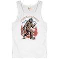 thumbnail image 5 of American Legend Bigfoot Tank Top Patriotic Funny Sasquatch Fan 4 July USA Flag Beer BBQ Tailgate Party Men's Top, 5 of 7