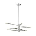 thumbnail image 2 of 10 Light Chandelier In Architectural Style-10.5 Inches Tall And 23.25 Inches Wide-Chrome Finish Z-Lite 737-10Ch, 2 of 5