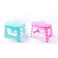 thumbnail image 3 of Toystoory Taburete plegable, asiento pequeño de plástico, silla portátil para terminar, acampar, actividades al aire libre Conjuntos de muebles de dormitorio Rosado Toystoory HA024157-01, 3 of 6