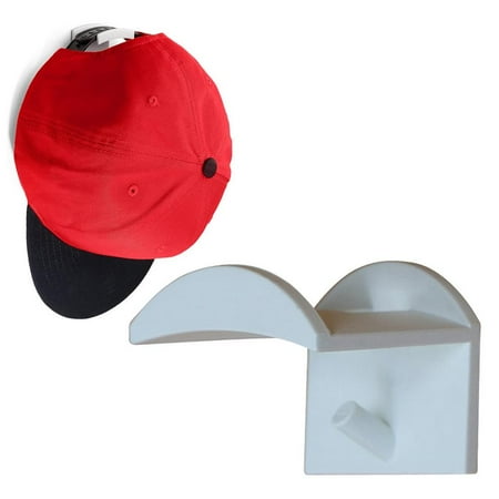 

Gecorid Baseball Hat Hangers for Wall Hat Hooks for Baseball Caps Minimalist Hat Rack Design Waterproof Stick Strong Durable Holder for Backpack hat Scarf Belt functional