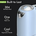 thumbnail image 7 of LONGDEEM Electric Kettle 1.7L Stainless Steel Blue - 1500W Fast Heating, Auto Shut-Off, 7 of 7