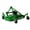 Green, variant on Titan Attachments 3 Point PTO Finish Mower, 60" Cutting Width, Category 1 Hitch, Rear Discharge, Requires 25-40 HP Tractor, Low-Noise Cast Iron Gearbox, Orange Finish