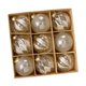 thumbnail image 5 of 9 adornos colgantes para árbol de Navidad, para festivales, bodas, bolas de Navidad Champán claro dorado, 5 of 9