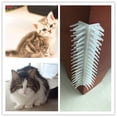 thumbnail image 2 of WEUVEB 4 Pcs Outil de Massage pour Animaux Peigne d'Angle pour Chat Plastique Blanc Usage Intérieur, 2 of 8
