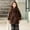 Coffee, variant on OGLCCG Girls Winter Faux Fur Coats Warm Long Sleeve Full Zipper Furry Sherpa Jackets Soft Outdoor Windproof Thermal Outerwear with Pockets 5-14 Years