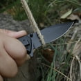 thumbnail image 3 of Ozark Trail 7.5-inch Folding Stainless Steel Knife with Camo Handle and Serrated Drop Point Blade, 3 of 10