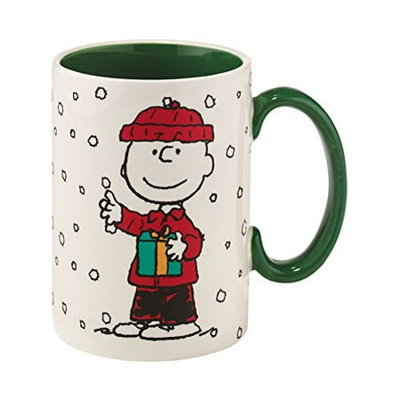 Department 56 Peanuts Charlie Brown with Gift Mug