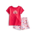 thumbnail image 3 of Wonder Nation Toddler Girls Mix and Match Outfit Set, 6-Piece, Sizes 18M-5T, 3 of 8