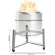 thumbnail image 5 of Soporte de horno, accesorios de tazón de fuego de acero inoxidable, herramientas de chimenea al aire libre, 5 of 8