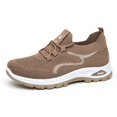 thumbnail image 5 of NOKIO Men's S𝗅ip On Sneakers Breathable Knit Athlet𝗂c Shoes with Elastic Strap, Versatile So𝗅id Color Sport Shoes Comfortable Wide Width Casual Running Shoes for Back to College, 5 of 9