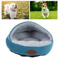 thumbnail image 3 of Pet Bed, Creative Warm Shell Shaped Healthy Pet   For Pet For Small Cat For Small Dog Breed Blue Hard Top, 3 of 8