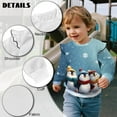 thumbnail image 6 of Garronmavis Christmas Penguin Long Sleeve Pullover Fashion Long Sleeve Fall Winter Tops Ruffle Girls Pullover Crewneck Sweatshirt Comfortable Fall Winter Clothes for Girls Aged 3-4, 6 of 7