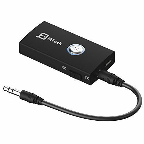 JETech 2-in-1 Wireless Bluetooth Stereo Audio Receiver and Transmitter with Jack - Walmart.com