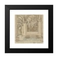 thumbnail image 2 of Wilhelm Cornelis Bauer 12x12 Black Modern Framed Museum Art Print Titled - Interior of Notre -Dame in Paris (1872 - 1904), 2 of 5