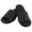 Black, variant on CTM Open Toe Slide House Slippers (Men)