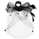 thumbnail image 1 of Tocado de novia, velo de novia, tocado, sombrero para fiesta de té, diadema de encaje de malla, 1 of 7
