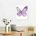thumbnail image 3 of Nawypu  Butterfly Wall Art Prints,Poster with Purple Butterfly,Colorful Butterfly Wall Art Canvas Poster for Girls Bedroom Nursery Home Decor,Gift., 3 of 5