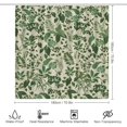thumbnail image 5 of Boho Shower Curtain Green Shower Curtain Cute Floral Shower Curtains for Bathroom Allover Jungle Tropical Leaves Plant Shower Curtain Waterproof Polyester Fabric Shower Curtain 72x72 Inch, 5 of 6