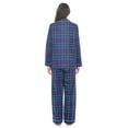 thumbnail image 5 of Casual Nights Women's Flannel Long Sleeve PJ's Button Down Sleepwear Pajama Set, 5 of 5