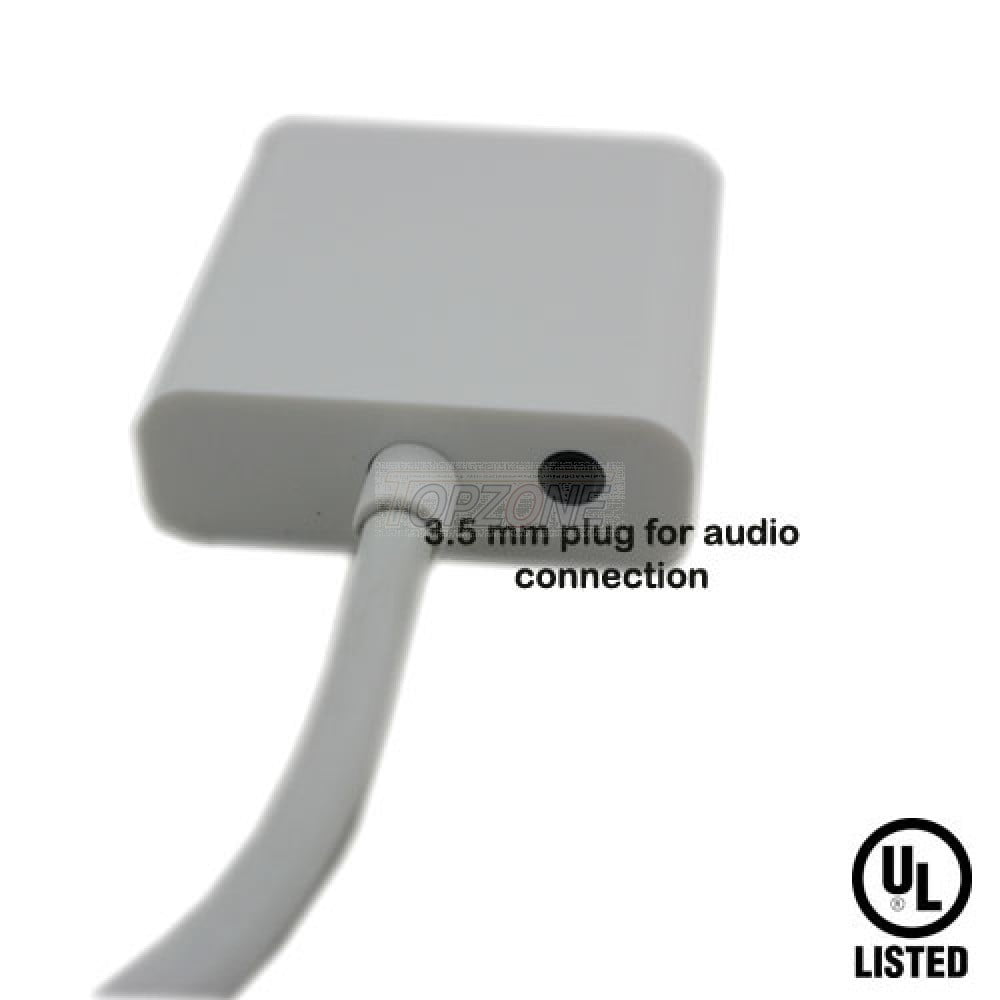 HDMI Input to VGA w/ 3.5mm Audio output Adapter Converter For PC Laptop HD DVD