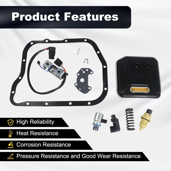 Transmission Filter & Solenoid Sensor Kit For A518 46RE 48RE Dodge Ram Jeep
