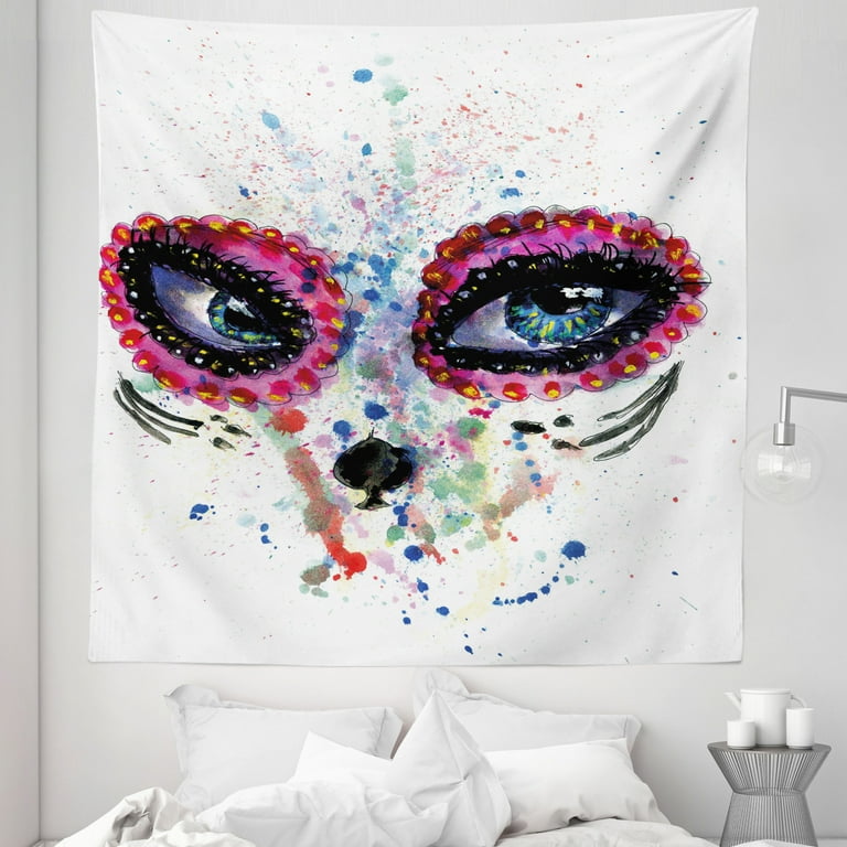Sugar skull cheap cat bed
