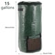 thumbnail image 2 of Bolsas De Compost Orgánico 15 Galones Bolsa De Residuos Orgánicos Ambientales Bolsa De Compost De Eliminación De Residuos De Jardín Bolsa De Compost De Pe De Fermento Orgánico Casero Para Cocina Jardí Muyoka Hogar, 2 of 7