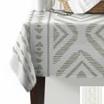 thumbnail image 3 of Boho Sage Green Geometric Tablecloth Rectangle Table Cloth 60x84 , Waterproof Tablecloth Outdoor Table Cloth, Vintage Southwestern Stripes Washable Table Cover for Kitchen Dining Party, 3 of 8